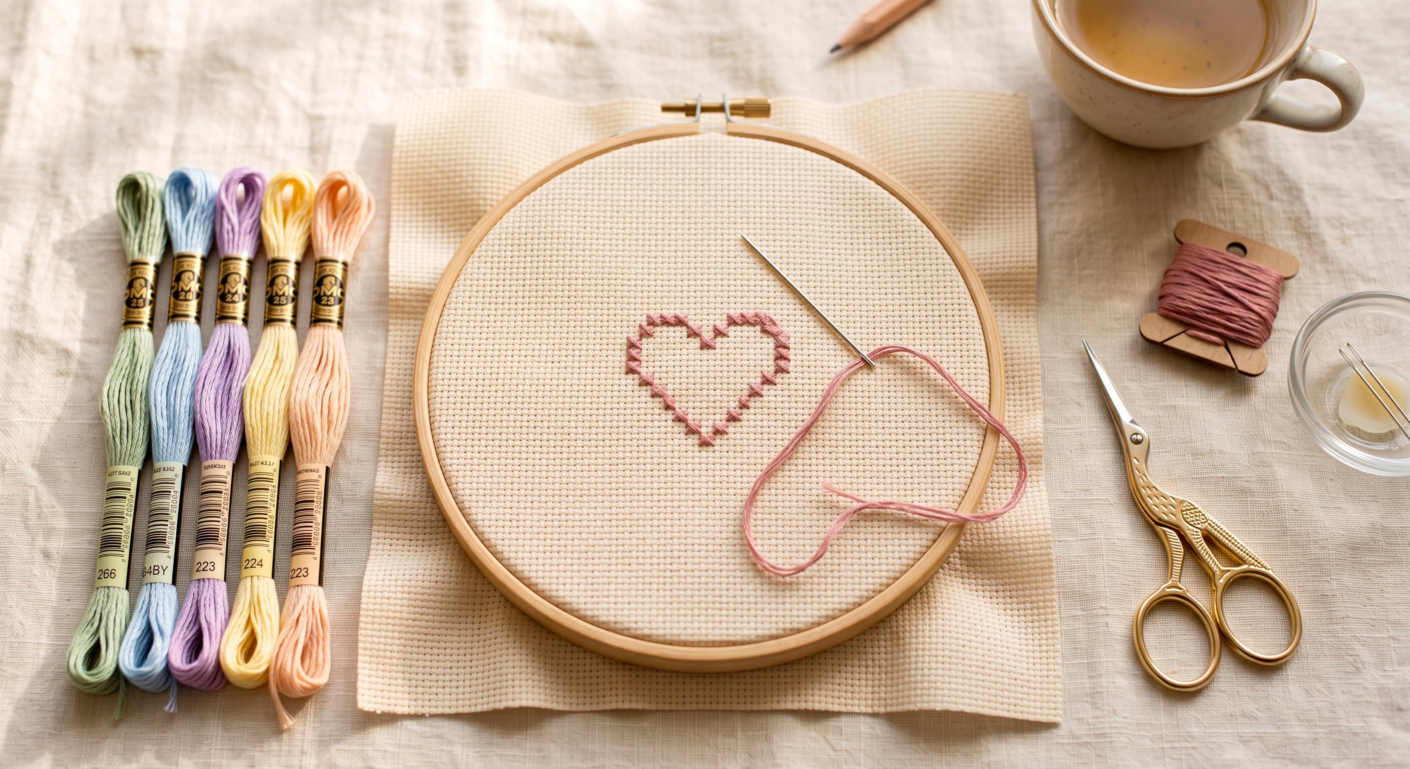 Cross stitch for beginners: everything you need to start